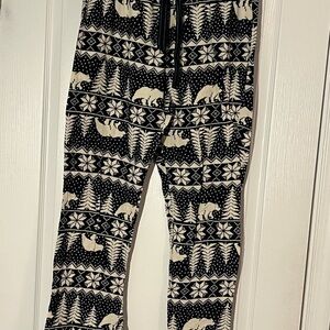 Old Navy and White Patterned Winter PJ’s